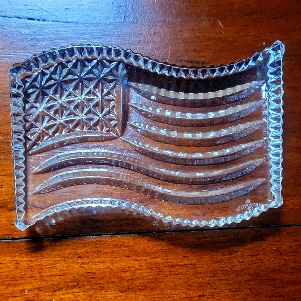 Waterford Crystal American Flag.
